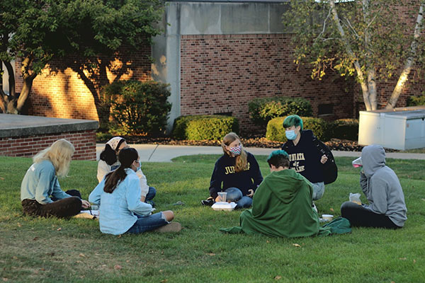 Students on the Quad