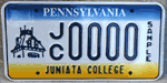 PA license plate