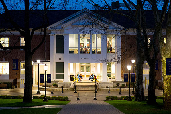 Ellis Hall at Dusk