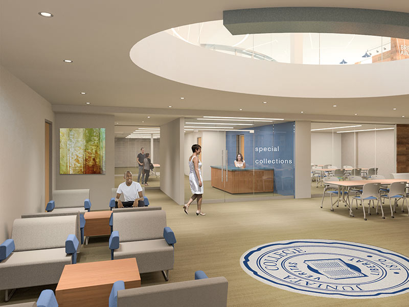 Learning commons interior