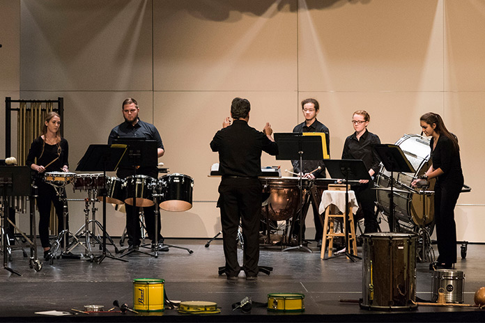 Percussion ensemble concert