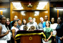 Plexus members at a Synagouge