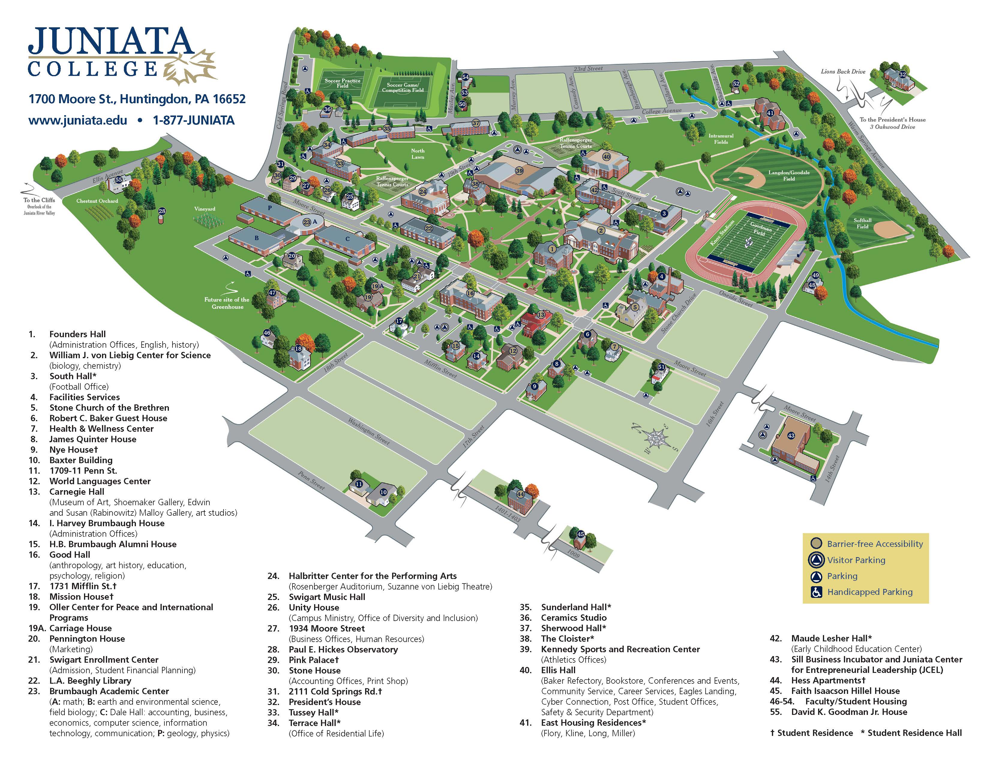 Juniata College Offices Marketing Standards Guide Campus Maps