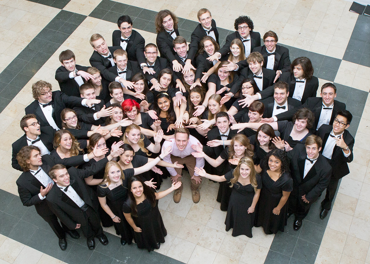 Harris Cauler With the Choir