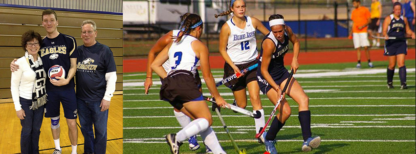 Paul Kuhn and Sarah Bilheimer Juniata College athletes